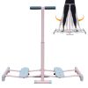 Ski Machine Foldable, Simulated Ski Trainer with 4-Level Adjustable Non-Slip Pedal Armrest, Pelvic Floor Muscle Trainer for Home