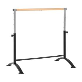 Ballet Barre, 4 Ft Barre Bar for Home, Freestanding Portable Ballet Stretching Dance Bars, Height Adjustable Anti-Wobble Fitness Gym Studio Equipment
