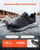 Steel Toe Shoes for Men, US Size 10, Men's Cushion Sport Safety Toe Athletic Work Shoe, Indestructible Safety Sneakers Lightweight