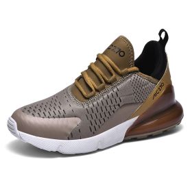 Men's and women's fashion trends all match sports shoes Fashion shoes casual breathable casual shoes men's fashion shoes (Color: Khaki, size: 36)