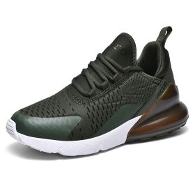 Men's and women's fashion trends all match sports shoes Fashion shoes casual breathable casual shoes men's fashion shoes (Color: Army Green, size: 37)