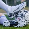 Large size youth adult football shoes long spikes short spikes sports football shoes