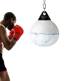 Home Gym 18 Inch Water Punching Bag with Adjustable Metal Chain (Type: Exercise & Fitness, Color: White)