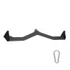 LAT Pulldown Attachment, Cable Machine Rowing V-bar Attachment, Tricep Pull Down Bar, Back Strength Training Rubber Coated Handle Grip