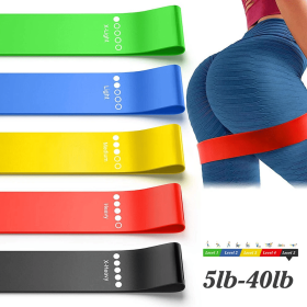 Trainings-WiderstandsbÃ¤nder (Schlaufen-Set) â€“ Fitness, Yoga, Po- und Beintraining (Color: Mixed Color)