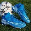 Large size youth adult football shoes long spikes short spikes sports football shoes