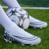 Large size youth adult football shoes long spikes short spikes sports football shoes